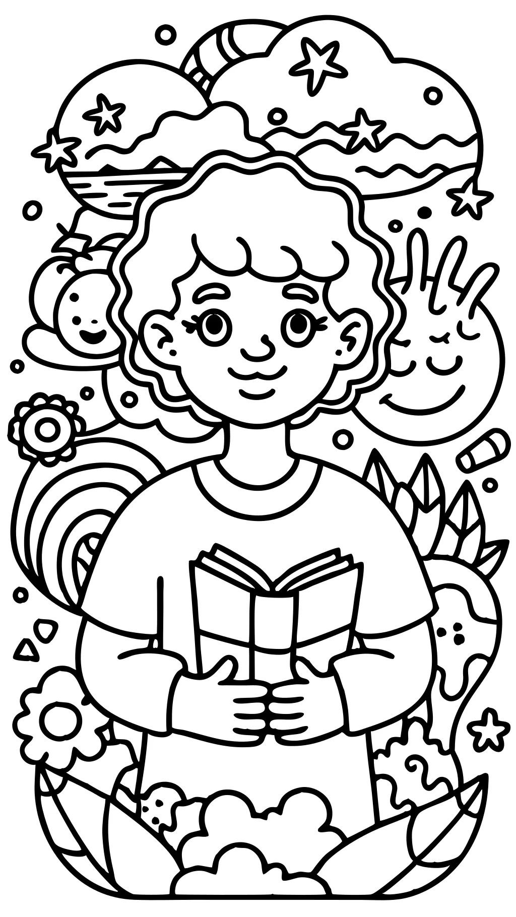 teenager coloring pages